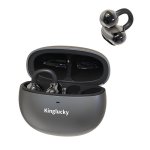 Auriculares Kinglucky Clip-on Inalâmbricos Bluetooth Cancelamento de Ruído IPX5 Preto
