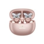 Auriculaires Kinglucky intra-auriculaires Bluetooth avec Réduction de Bruit, Micro, IPX4, Rose et Argent