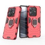 Funda para móvil Max Power Digital Magnética Anillo Silicona TPU Roja soporte para Xiaomi Redmi Note 14 5G Funda para móvil Max Power Digital Magnética Anillo Silicona TPU Roja soporte para Xiaomi Redmi Note 14 5G