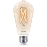 Lâmpada Inteligente Philips ST64 E27 Filamento LED Regulável Transparente 7 W Lâmpada Inteligente Philips ST64 E27 Filamento LED Regulável Transparente 7 W