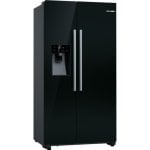 Frigorífico Americano Bosch KAD93ABEP No Frost 178cm 562L E Negro Vidrio Dispensador de Hielo Frigorífico Americano Bosch KAD93ABEP No Frost 178cm 562L E Negro Vidrio Dispensador de Hielo