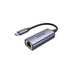 UNITEK U1323A Adaptador USB-C para RJ-45 e USB-C 100W Alumínio