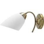 Applique Activejet NIKITA Patyna E27 Interno Stile Classico Vetro Bianco Applique Activejet NIKITA Patyna E27 Interno Stile Classico Vetro Bianco