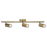 Lampada da soffitto Activejet SPECTRA oro trilampada cilindrica GU10 IP20 Lampada da soffitto Activejet SPECTRA oro trilampada cilindrica GU10 IP20