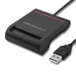 Lector de tarjetas Qoltec 50642 USB 2.0 Negro con indicadores LED