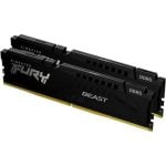 Memoria RAM Kingston FURY Beast 16GB 2x8GB DDR5 6000MHz CL30 AMD EXPO Nero Memoria RAM Kingston FURY Beast 16GB 2x8GB DDR5 6000MHz CL30 AMD EXPO Nero