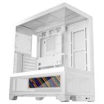 Boîtier Gaming Mars Gaming MC-LCDX Blanc Écran IPS 9.16" ATX Double chambre Mesh Boîtier Gaming Mars Gaming MC-LCDX Blanc Écran IPS 9.16" ATX Double chambre Mesh