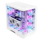 PC-Gehäuse darkFlash Dy570 White Full Tower Glas ARGB 4 Lüfter PC-Gehäuse darkFlash Dy570 White Full Tower Glas ARGB 4 Lüfter