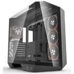 DarkFlash DY470 Full Tower ATX com Vidro Temperado e 4x Ventoinhas ARGB/PWM Preta DarkFlash DY470 Full Tower ATX com Vidro Temperado e 4x Ventoinhas ARGB/PWM Preta
