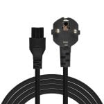 Cabo de alimentação Savio Strom IEC 60320 C5 3m Preto Conector Tipo C Cabo de alimentação Savio Strom IEC 60320 C5 3m Preto Conector Tipo C