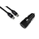 Chargeur voiture Subblim SUBCHG-5CPD11 USB-C PD 20W QC3.0 USB-A câble Lightning