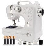Máquina de costura Clatronic NM 3795 Semiautomática 12 Programas Branca Máquina de costura Clatronic NM 3795 Semiautomática 12 Programas Branca