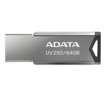 Pen USB ADATA UV250 64GB CompactFlash Metalizado Prata Compacto Pen USB ADATA UV250 64GB CompactFlash Metalizado Prata Compacto