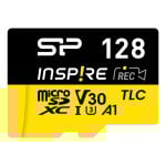 MicroSDXC Silicon Power Inspire 128GB UHS-I 170MB/s U3 V30 Preto/Amarelo MicroSDXC Silicon Power Inspire 128GB UHS-I 170MB/s U3 V30 Preto/Amarelo