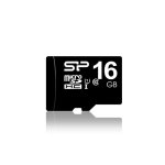 Carte MicroSDHC Silicon Power SP016GBSTH010V10SP 16GB Classe 10 UHS-I 40MB/s Noire