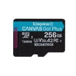 MicroSD Kingston Canvas Go Plus 256 GB UHS-I U3 V30 A2 200 MB/s 160 MB/s MicroSD Kingston Canvas Go Plus 256 GB UHS-I U3 V30 A2 200 MB/s 160 MB/s