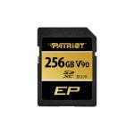 Tarjeta SD Patriot 256GB UHS-II Clase 10 300MB/s V90 Negra Oro Tarjeta SD Patriot 256GB UHS-II Clase 10 300MB/s V90 Negra Oro