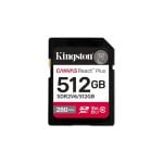 Tarjeta de memoria Kingston Canvas React Plus 512GB SDXC UHS-II V60 280MB/s