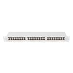 Patch Panel Lanberg PPSA-1024-S 24 Puertos Cat6a F/UTP Rack 1U Gris