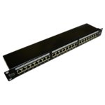Panneau de brassage Roline PK006 24 ports Gigabit Ethernet 1U plastique noir