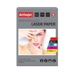 Papel Fotográfico Activejet AP4-160G100L A4 160 g/m² Brilho Laser 100 Folhas
