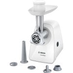 Hachoir à viande Bosch MFW2520W 1500 W Acier inoxydable Blanc 2 grilles Hachoir à viande Bosch MFW2520W 1500 W Acier inoxydable Blanc 2 grilles