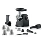 Hachoir Bosch Serie 4 MFWS440B 1900W Noir Argent 2,5kg/min Plastique Hachoir Bosch Serie 4 MFWS440B 1900W Noir Argent 2,5kg/min Plastique