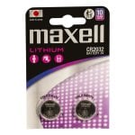 Batteria Maxell 12238500 CR2032 3V LiMnO2 220mAh 2 pezzi Blister Batteria Maxell 12238500 CR2032 3V LiMnO2 220mAh 2 pezzi Blister