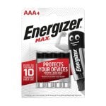 Batteria Energizer MAX AAA Alcalina Confezione da 4 pezzi Batteria Energizer MAX AAA Alcalina Confezione da 4 pezzi