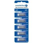 Bateria Everactive 27A5BL Alcalina 12 V recarregável pack 5 unidades Bateria Everactive 27A5BL Alcalina 12 V recarregável pack 5 unidades