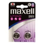 Batteria Maxell 12239100 CR2016 3V 90mAh Blister 2 Pezzi Batteria Maxell 12239100 CR2016 3V 90mAh Blister 2 Pezzi