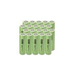 Batterie Green Cell 20GC18650NMC29 18650 2900mAh Li-Ion 3,7V Pack 20 pièces