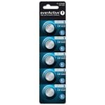 Bateria Everactive CR16205BL CR1620 Lítio 3 V Pack 5 Unidades Bateria Everactive CR16205BL CR1620 Lítio 3 V Pack 5 Unidades
