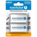 Bateria recarregável Everactive EVHRL20-10000 D NiMH 10000mAh 2 unidades Bateria recarregável Everactive EVHRL20-10000 D NiMH 10000mAh 2 unidades