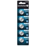 Bateria Everactive CR20255BL lítio CR2025 3 V 150 mAh pack 5 unidades Bateria Everactive CR20255BL lítio CR2025 3 V 150 mAh pack 5 unidades