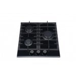 Plaque de cuisson gaz MPM 45-GMH-16 noire 3 zones verre 45 cm intégrée Plaque de cuisson gaz MPM 45-GMH-16 noire 3 zones verre 45 cm intégrée