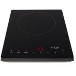 Piastra a induzione Adler AD 6513 2000W 1 zona LCD timer blocco bambini Piastra a induzione Adler AD 6513 2000W 1 zona LCD timer blocco bambini