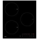 Plaque induction MPM 45-IM-07 noire 3 zones 45 cm intégrée verre Plaque induction MPM 45-IM-07 noire 3 zones 45 cm intégrée verre