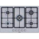 Plaque de cuisson Bosch PGQ7B5K90 inox 75 cm gaz 5 zones intégrée Plaque de cuisson Bosch PGQ7B5K90 inox 75 cm gaz 5 zones intégrée