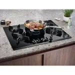 Placa a Gás Electrolux KGG75362K Integrada 74 cm 5 Zonas Preto Placa a Gás Electrolux KGG75362K Integrada 74 cm 5 Zonas Preto