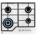 Plaque de cuisson Electrolux KGG64362W Gaz 4 zones Verre 60 cm Blanc