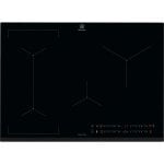 Placa de indução Electrolux EIV734 4 zonas 68 cm vidro preto integrada Placa de indução Electrolux EIV734 4 zonas 68 cm vidro preto integrada