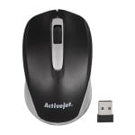 Ratón Activejet AMY-313 Inalámbrico RF 1200 DPI Negro Gris Ambidiestro Ratón Activejet AMY-313 Inalámbrico RF 1200 DPI Negro Gris Ambidiestro