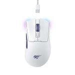 Ratón Havit 6950676229837 Inalámbrico/Batería 10000 DPI Blanco 7 Botones RGB Ratón Havit 6950676229837 Inalámbrico/Batería 10000 DPI Blanco 7 Botones RGB