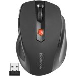 Mouse Defender ULTRA MM-315 Wireless 1600 DPI Nero 6 Tasti Ergonomico Mouse Defender ULTRA MM-315 Wireless 1600 DPI Nero 6 Tasti Ergonomico