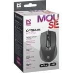 Mouse Defender Optimum MB-270 USB 1000 DPI Nero Ergonomico per Destra Mouse Defender Optimum MB-270 USB 1000 DPI Nero Ergonomico per Destra