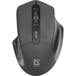 Mouse Defender Datum MB-345 Wireless 1600 DPI Nero Ergonomico 3 Pulsanti Mouse Defender Datum MB-345 Wireless 1600 DPI Nero Ergonomico 3 Pulsanti