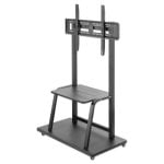 Soporte móvil Manhattan 462334 para pantallas 37-100" aluminio ruedas