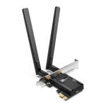 Placa de Rede TP-Link Archer TX55E PCI Express 2402 Mbit/s Wi-Fi 6 Bluetooth 5.2 Placa de Rede TP-Link Archer TX55E PCI Express 2402 Mbit/s Wi-Fi 6 Bluetooth 5.2