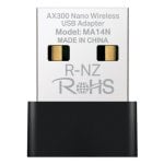 Adaptador USB Mercusys MA14N Wi-Fi Alámbrico Preto Metálico Adaptador USB Mercusys MA14N Wi-Fi Alámbrico Preto Metálico